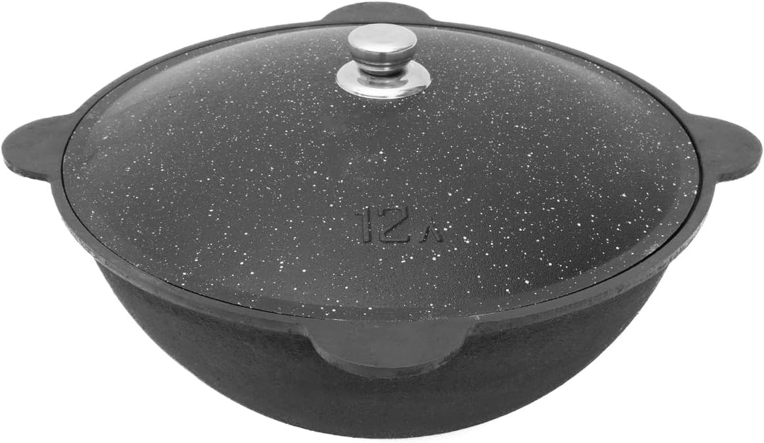 FlameFusion Utschak Feuerofen mit Abzugsrohr Uchag Grillen & Kochen mit Outdoorküche (Utschak M - mi