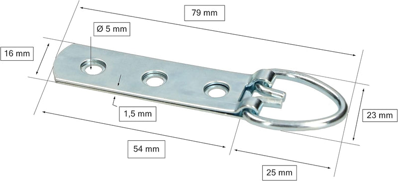 KOTARBAU® 50er Set Bilderrahmen Aufhänger für zum Aufhängen von Schweren Bildern Spiegeln, 50er Set