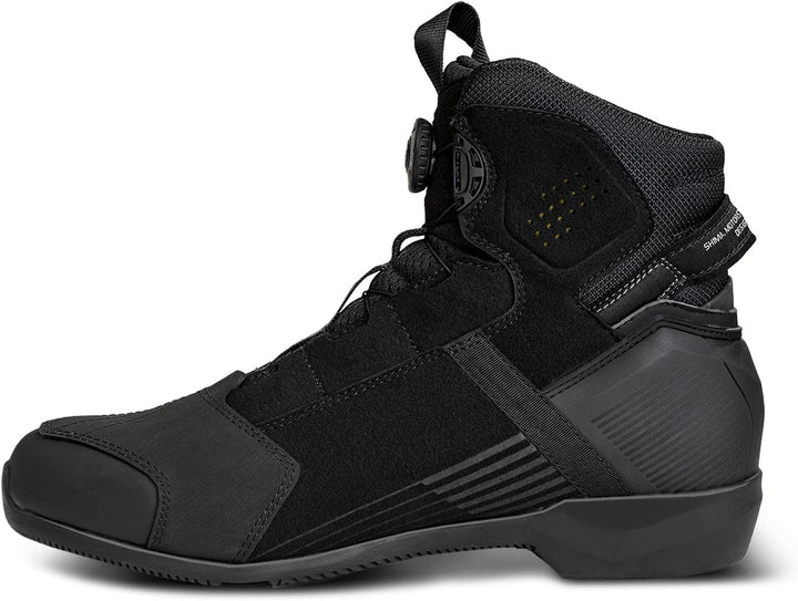 SHIMA EDGE, Motorradschuhe für Männer - Verstärkte Strassenreitschuhe mit ATOP-Verschlusssystem Vent