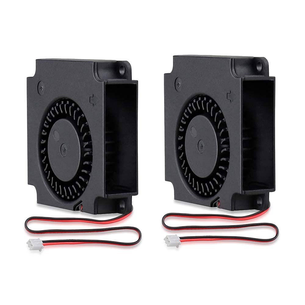 GDSTIME 2 Stück 4010 Lüfter 24V Blower Fan 4010 Radiallüfter 24V Lüfter 40x40x10 9500 U/min Für Kühl