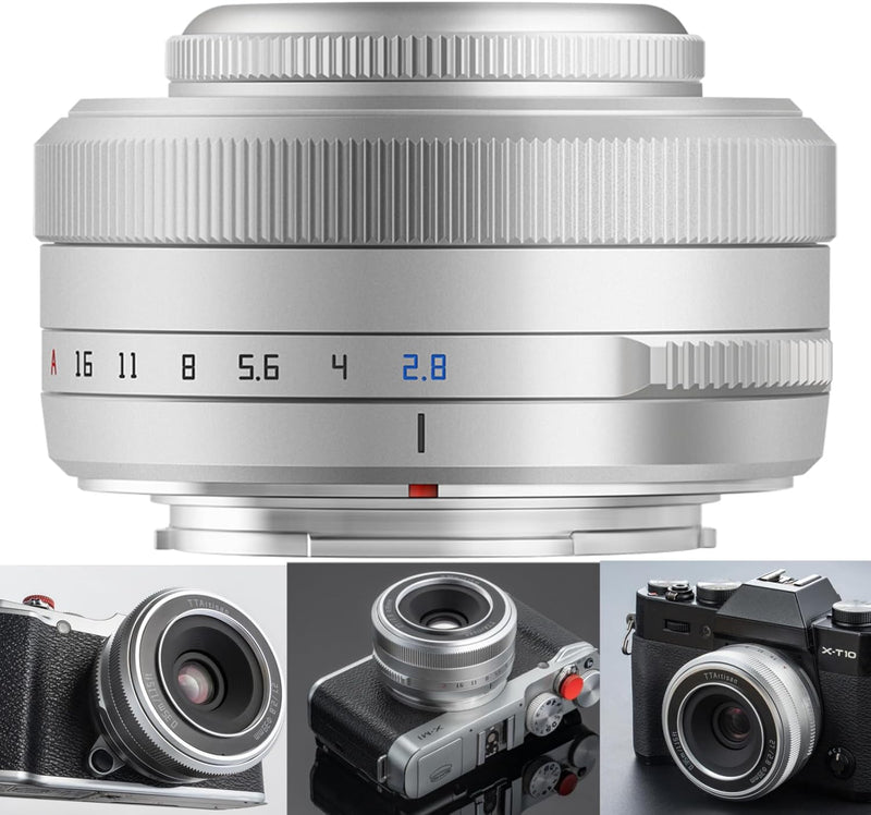 TTARTISAN AF 27mm F2.8 XF Objektiv für Fuji X Mount Kameras X-A1 X-A10 X-M1 X-T1 X-T10 X-T100 X-PR01