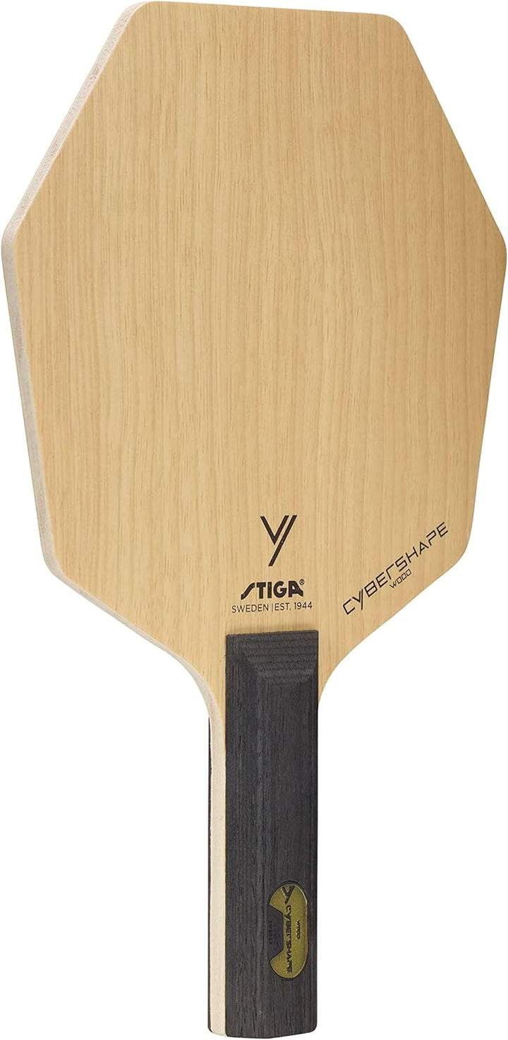 STIGA Cybershape Wood Tischtennis Holz – Tischtennisholz aus Holz mit exklusiver Cybershape-Form Ger