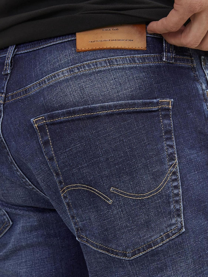 JACK & JONES Male Regular fit Jeans JJICLARK JJORIGINAL JOS 278 Regular fit Jeans 27W / 32L Blue Den