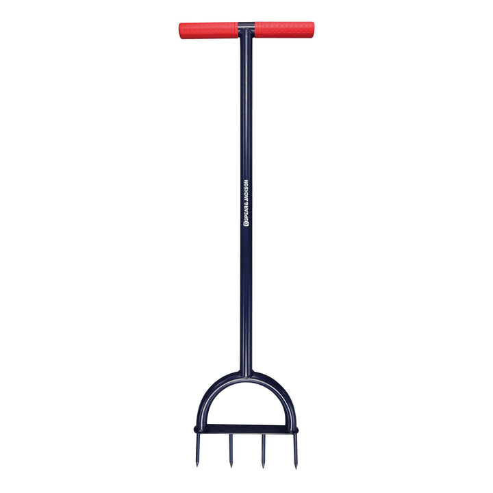 Spear & Jackson 4852LSA Rasenlüfter mit Spikes – Vollmetall-Ausführung mit Carbonstahl-Spitzen, brei