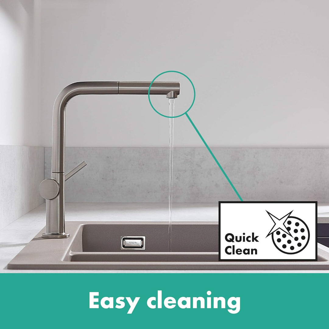 hansgrohe Küchenarmatur Talis M54 (Wasserhahn Küche, 360° schwenkbar, hoher Komfort-Auslauf 270mm, S