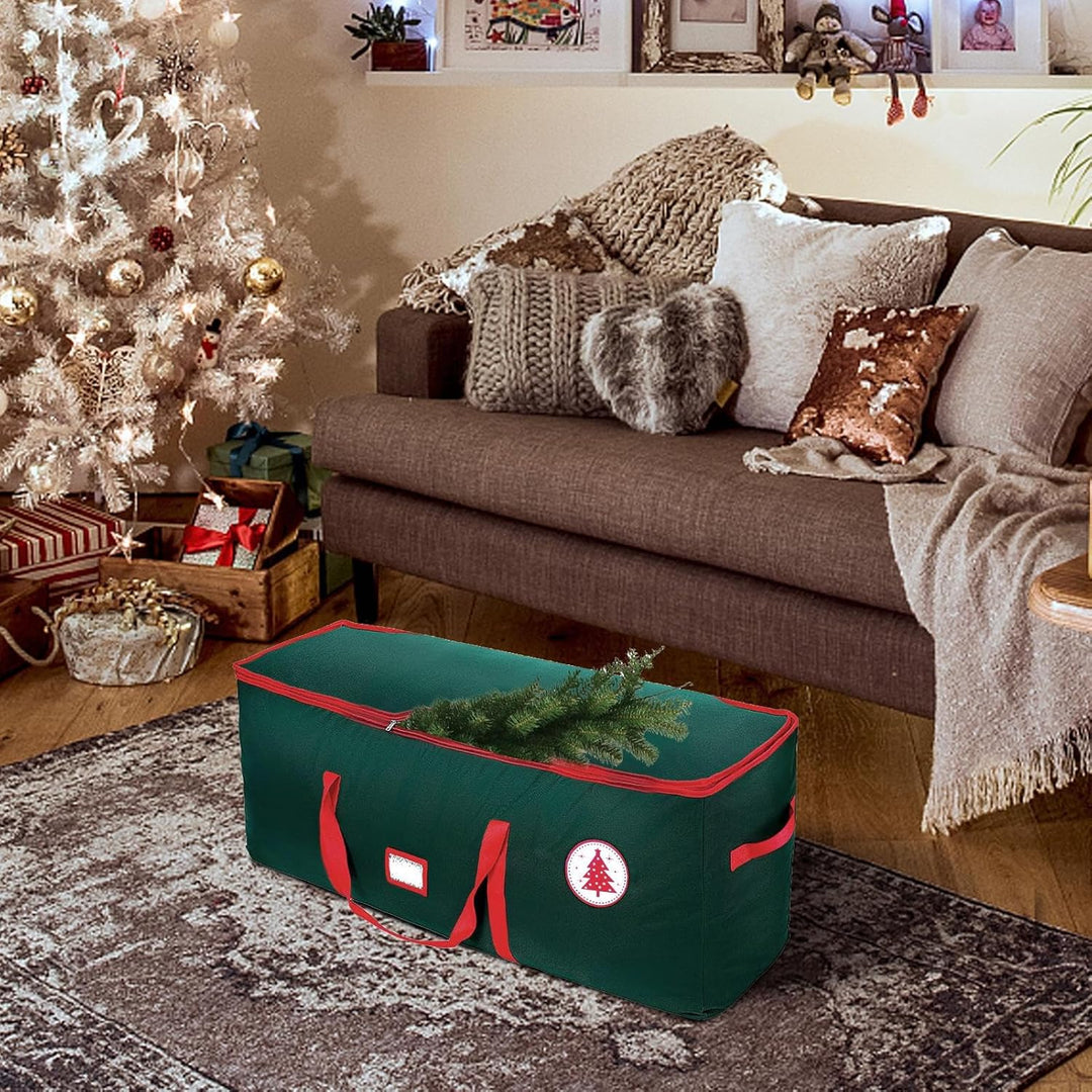 Aufbewahrungsbox für Weihnachtsbaum | 600D Oxford wasserdicht zur Aufbewahrung von Bäumen – mit Grif