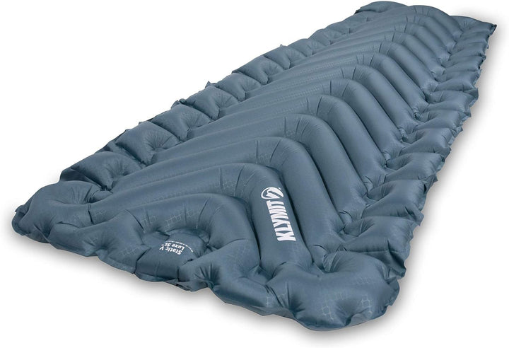 KLYMIT Static V Luxe SL, Isomatte, extra breit, Bester Komfort für Auto-Camping, Reisen und Rucksack