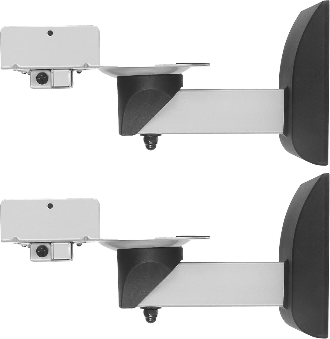 NEG Lautsprecher-Halterung (Paar) Beam201-SI (Silber) Boxen-Rack/Träger neigbar/schwenkbar/drehbar (
