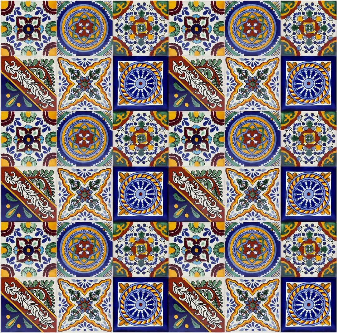 Cerames Mexikanische Keramische Fliesen Ramon - 30 dekorative mexikanische mosaik fliesen für Badezi
