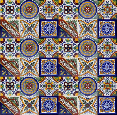 Cerames Mexikanische Keramische Fliesen Ramon - 30 dekorative mexikanische mosaik fliesen für Badezi