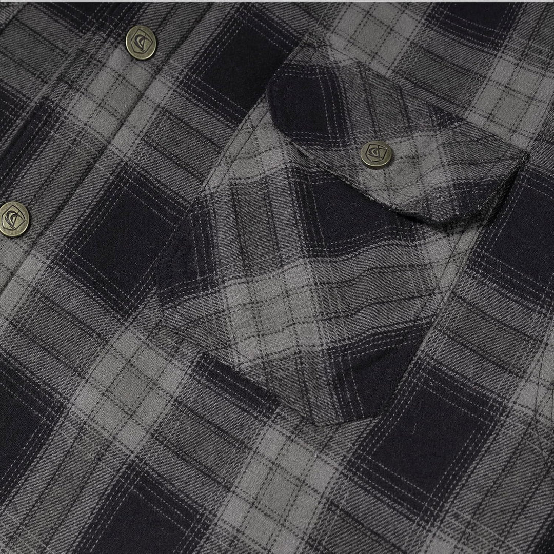 Coevals Club Herren Flanell Jacke Hemd Sherpa Holzfällerhemd Flanellhemd Langarm Kariertes Druckknöp