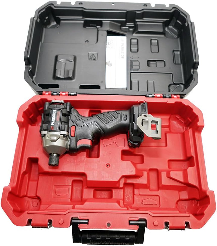 HEADNMORE® Bundle - PARKSIDE PERFORMANCE® 20V - 1/4" Akku Drehschlagschrauber PDSSAP 20 + Schlüssela