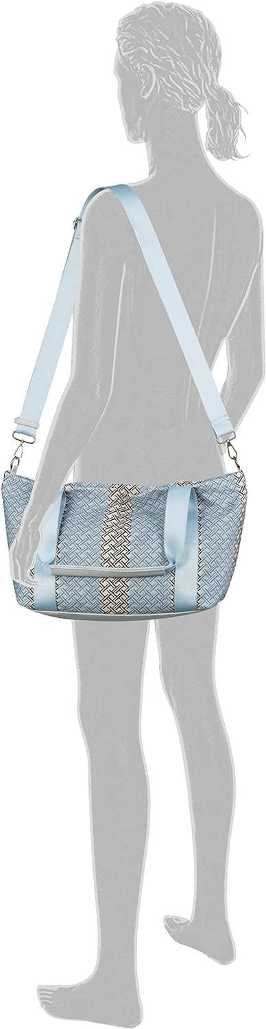 TOM TAILOR Damen Leoni Umhängetasche 50 x 19 x 25 (LxBxH) Light Blue, 50 x 19 x 25 (LxBxH) Light Blu