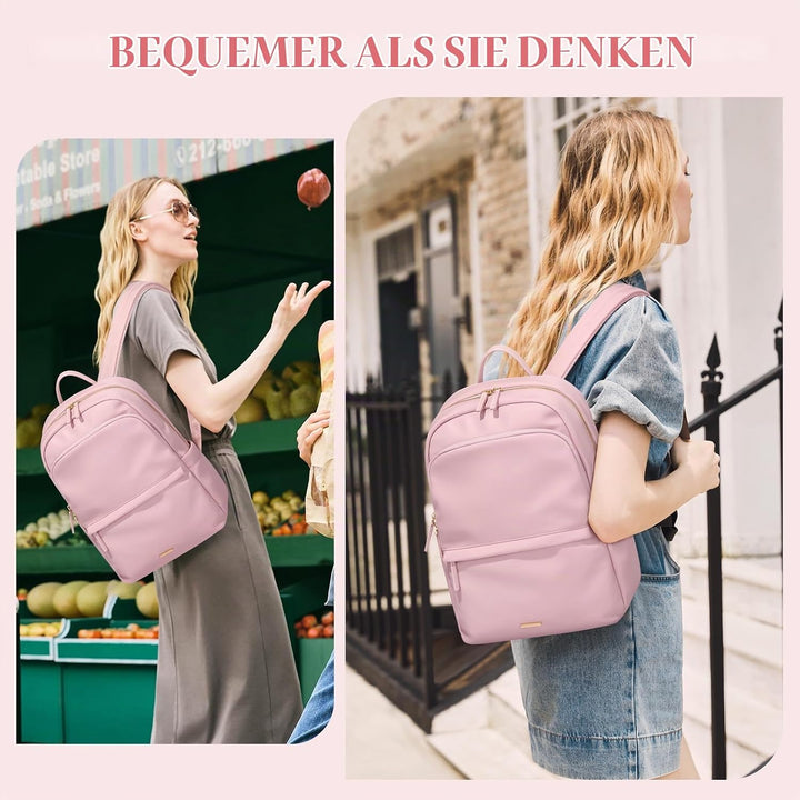 GOLF SUPAGS Laptop Rucksack für Damen Casual Daypack für Arbeit Reisen College Schulrucksack Handtas