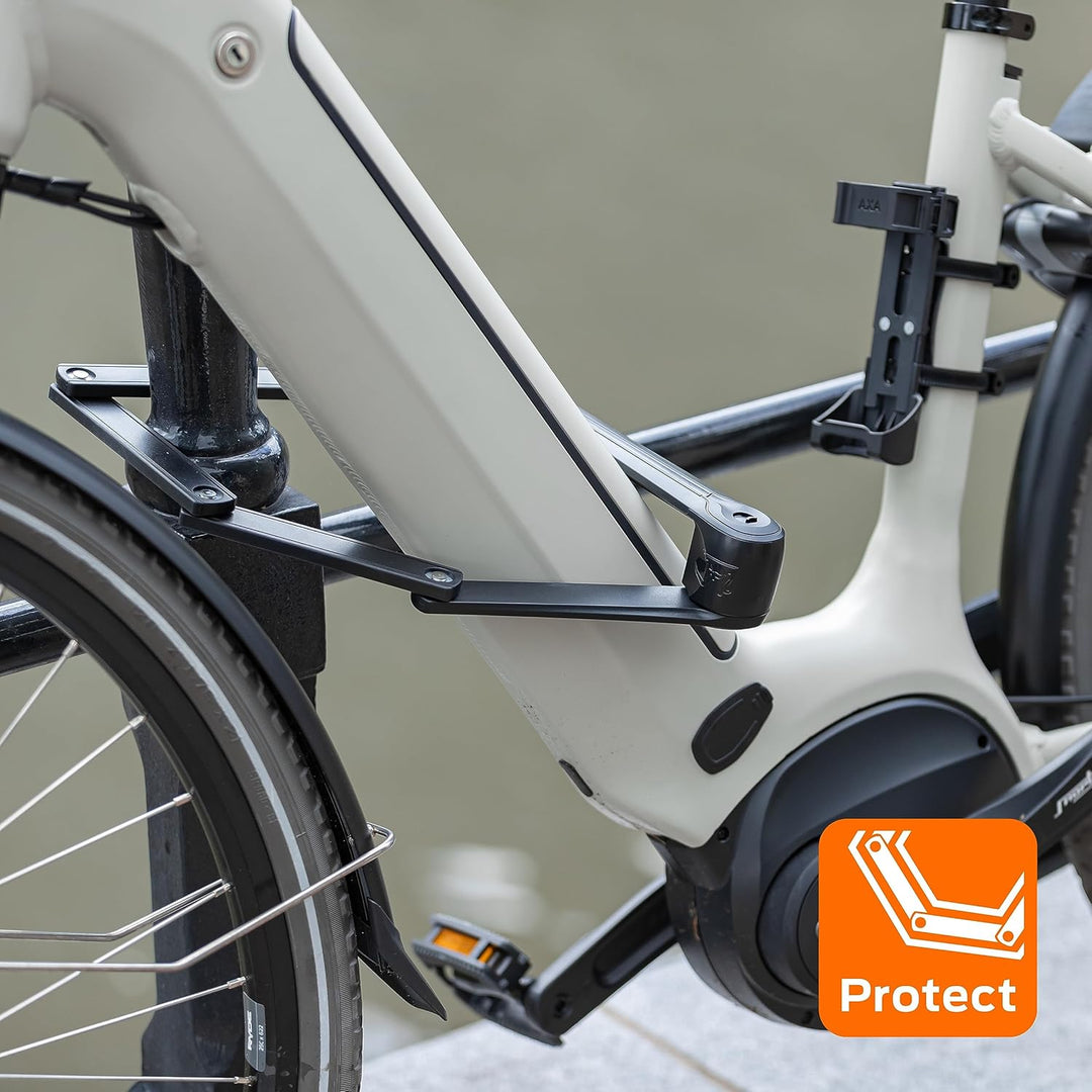 AXA Fold 100 – Faltschloss Fahrrad – Länge 100 cm – Sicherheitsstufe 9 – Fahrradschloss mit 2 Schlüs