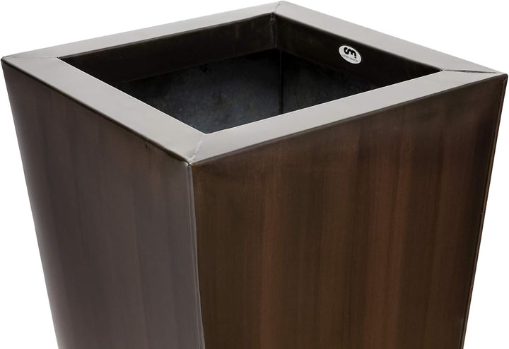 Casa Mina Pflanzkübel gross aussen - Zink Blumenkübel Gross 85/65cm - Premium Blumenkasten für Draus