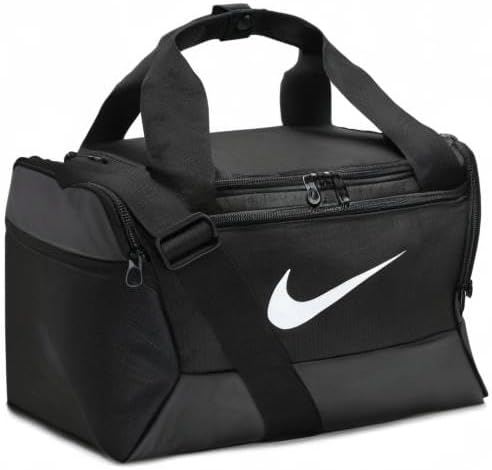 Nike Brasilia 9.5 Trainingstasche (XS, 25 l), DM3977 Black/Black/White Einheitsgrösse, Black/Black/W