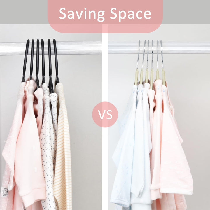 ManGotree Baby Samt Kleiderbügel, Säuglings- und Kleinkinderbügel, rutschfeste Kinderbügel, Ultra-sc