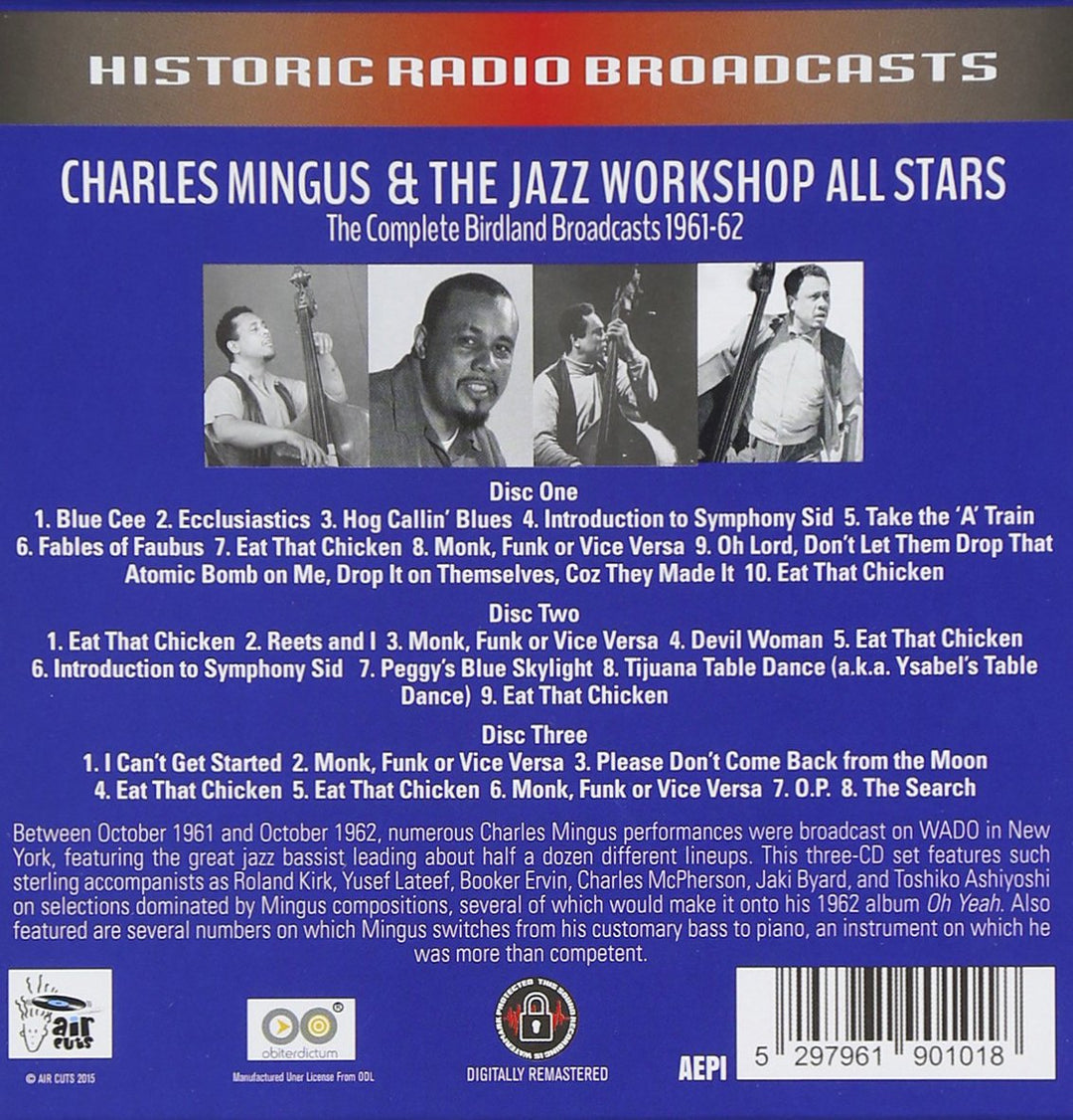 Complete Birdland Broadcasts 1961-62, Audio-CD
