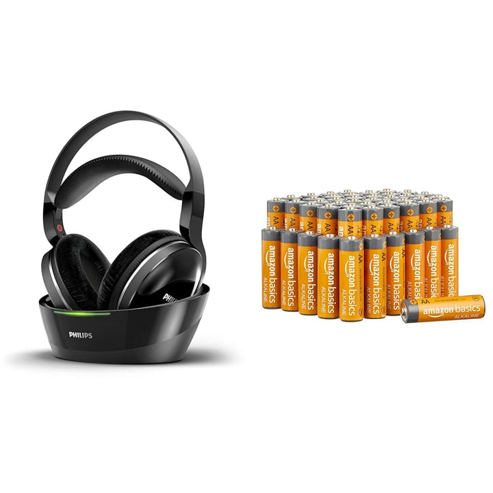 Philips Kabelloser TV Kopfhörer Over Ear SHD8850/12 Wireless HiFi Kopfhörer digital - 30m Reichweite