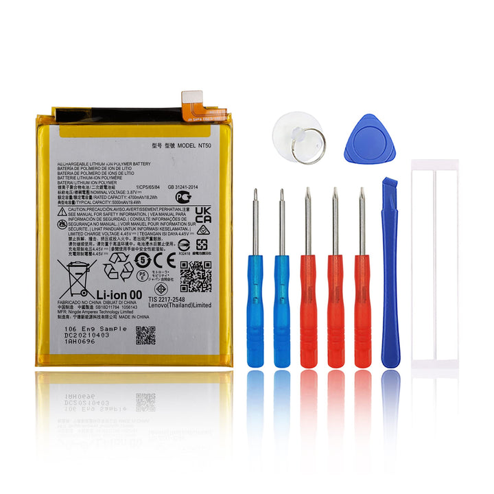 SwarKing Ersatz Akku Kompatibel mit Moto Edge 20 Lite XT2139-1 NT50 with Toolkit
