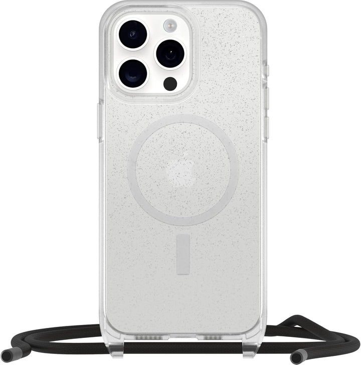 OtterBox React Necklace Hülle mit MagSafe für iPhone 15 Pro Max, schützende Hülle mit verstellbarer