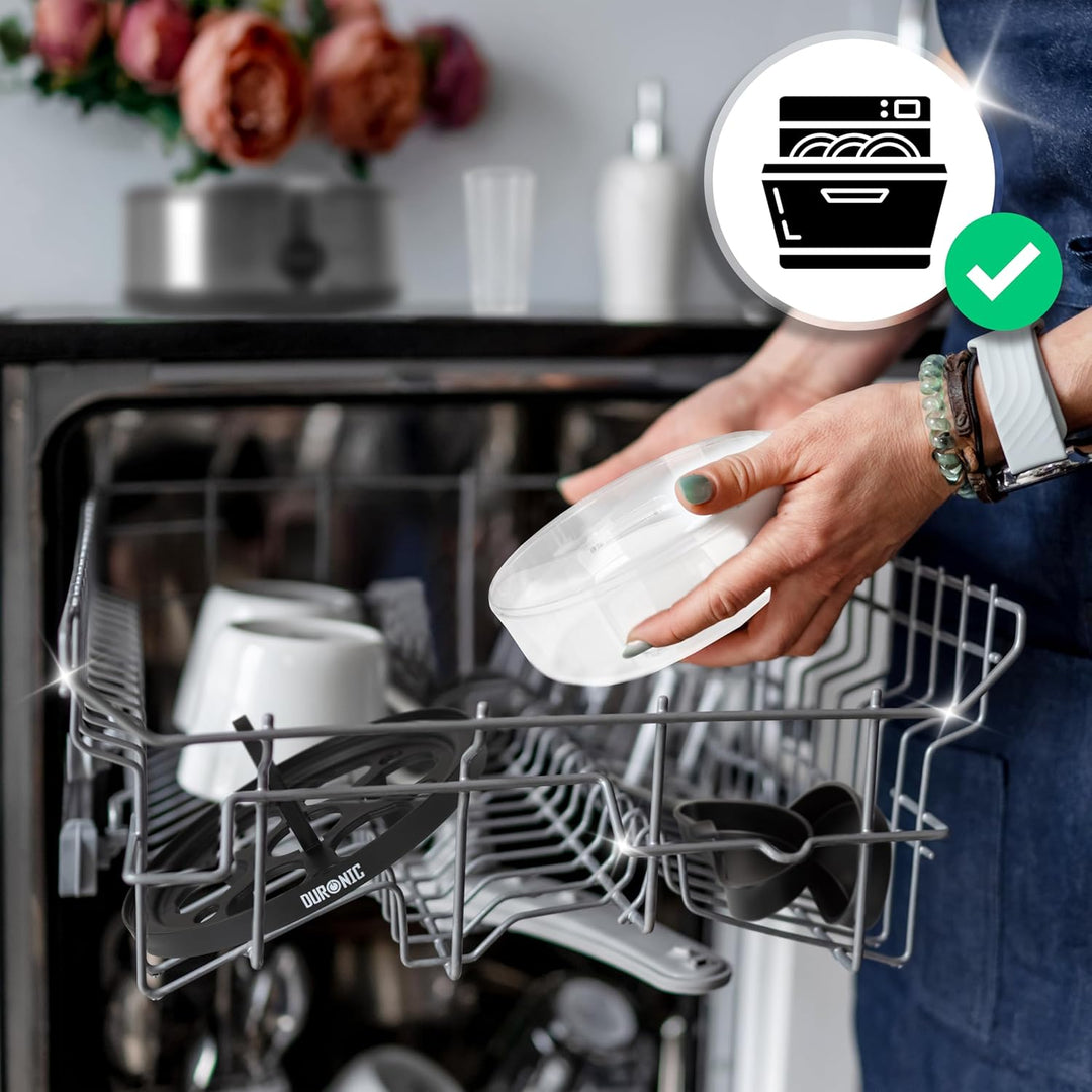 Duronic EB35 BK Eierkocher | Bis zu 7 gekochte Eier | Härtegradeinstellung weich mittel hart | Ei We
