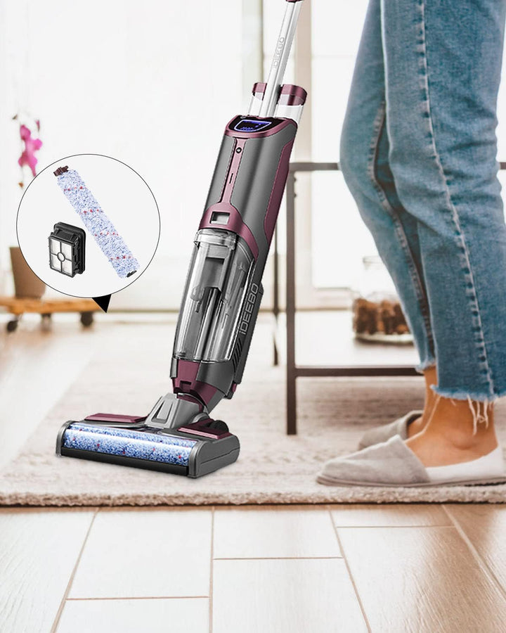 Zubehör für Bissell Crosswave 3-In-1,4 Bürstenrollen und 5 Ersatz Filter Kompatibel mit Bissell Vacu