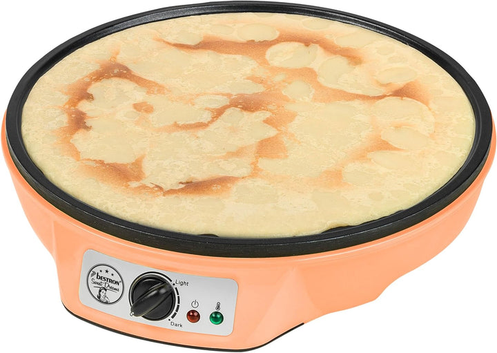 Bestron Crêpes Maker im Retro Design, für Crepes mit Ø 30 cm, inkl. Teigverteiler & Crêpes-Wender, m