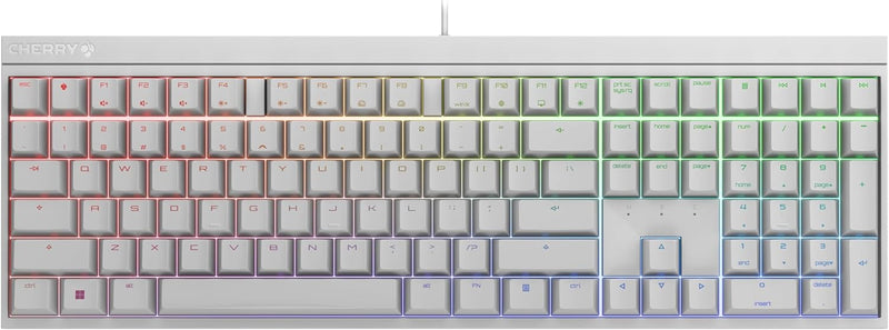 CHERRY MX 2.0S, mechanische Gaming-Tastatur mit RGB-Beleuchtung, US-Internationales Layout (QWERTY),