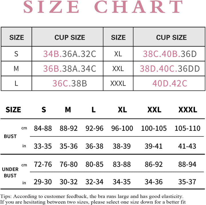 WOWENY Damen Komfort BHS Ohne Bügel Zero Feel Bralette für Frauen, Weich und Bequem T Shirt Schlaf B