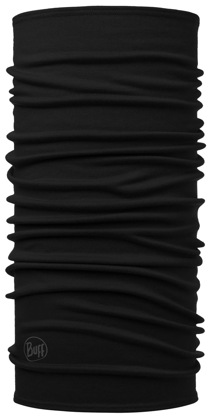Buff Herren Midweight Merino Multifunktionstuch Solid Black Einheitsgrösse Einfarbig, Solid Black Ei