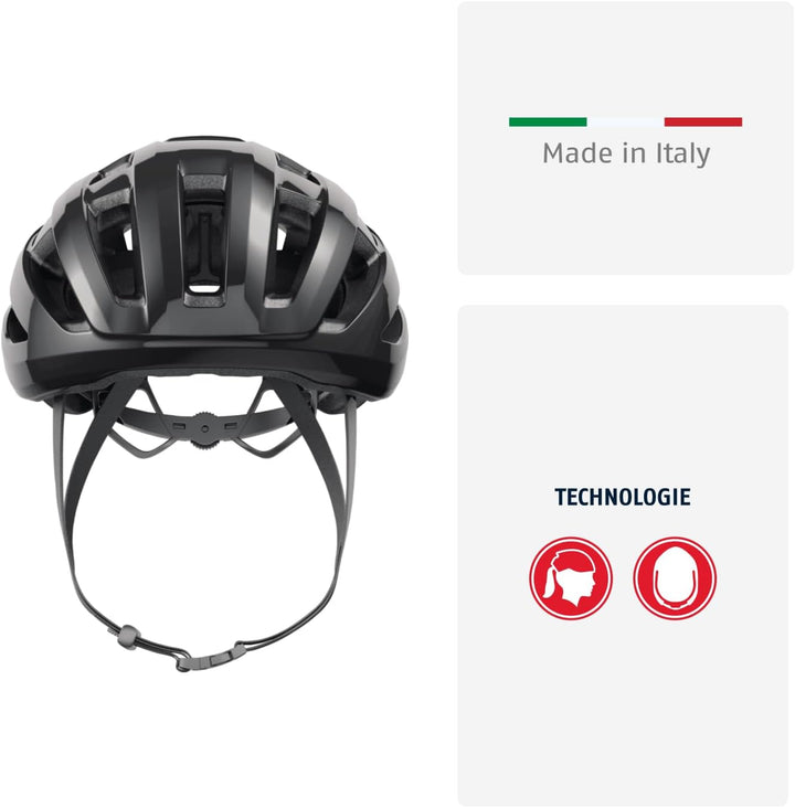 ABUS Rennradhelm PowerDome MIPS - leichter Fahrradhelm mit cleverem Belüftungssystem und Aufprallsch
