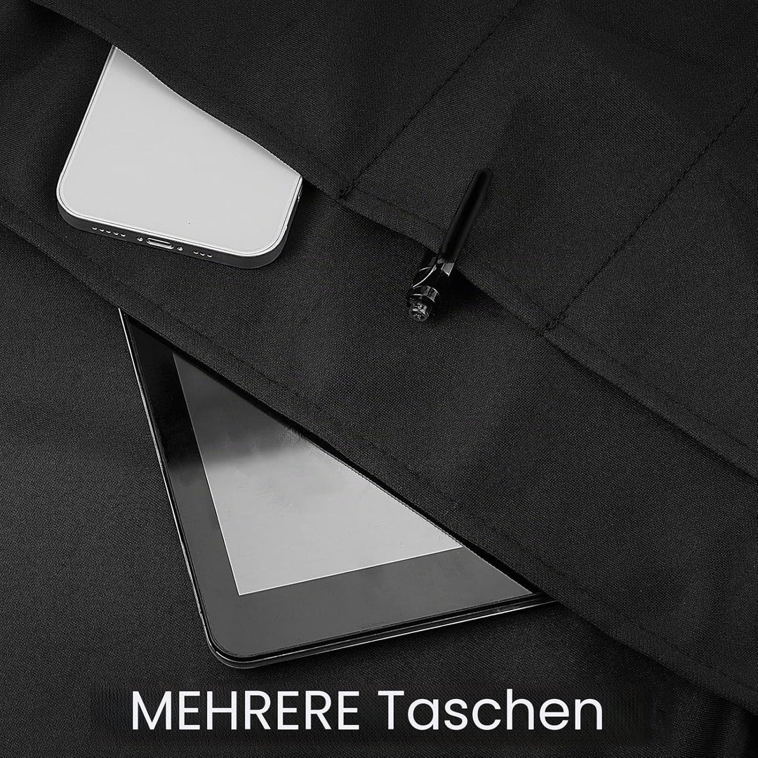 Linkidea Flugzeug-Tablett-Abdeckung mit Taschen und Rückenlehren-Organizer, praktische hygienische R