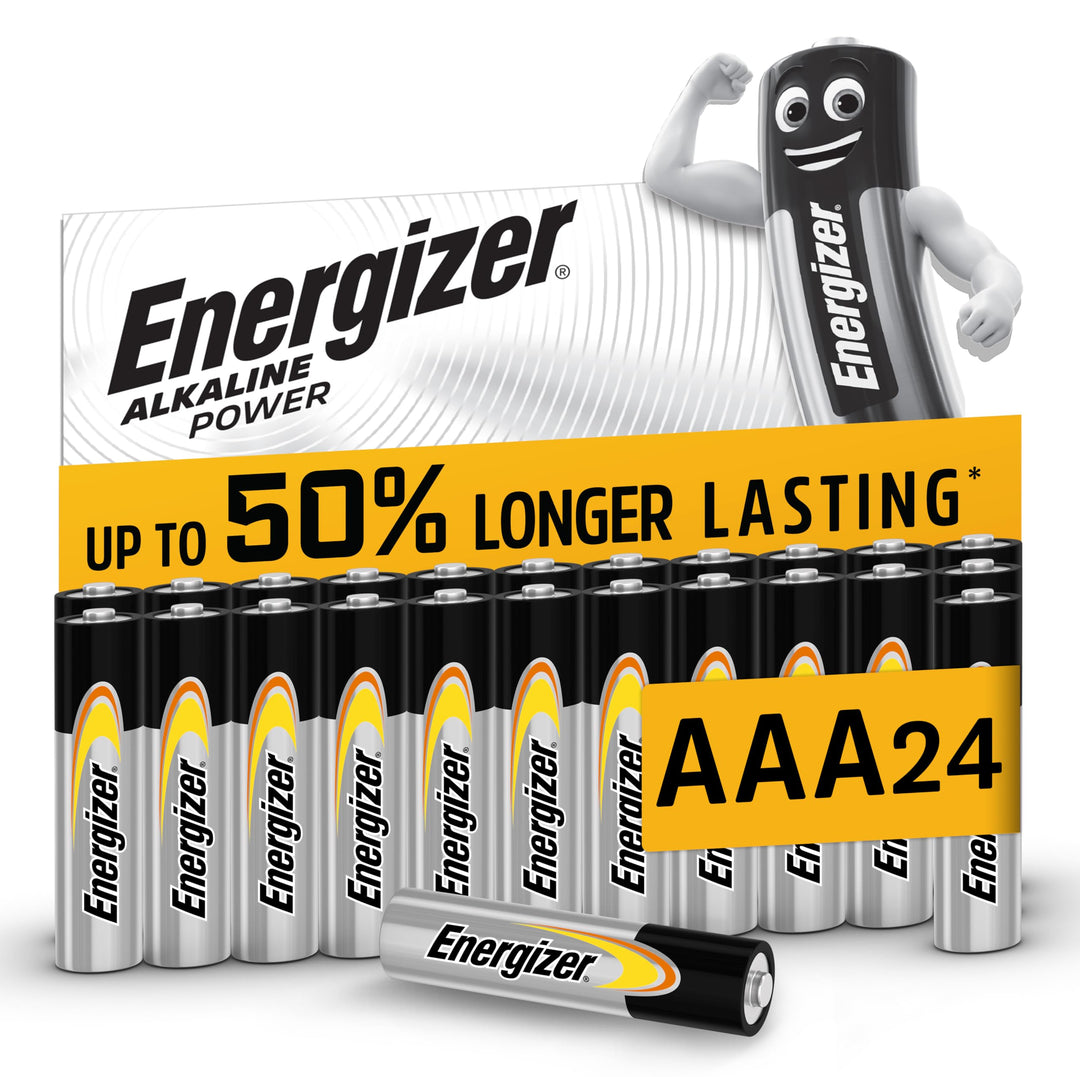 Energizer AAA Batterien, Alkaline Power Batterie, 24 Stück, 24 Stück