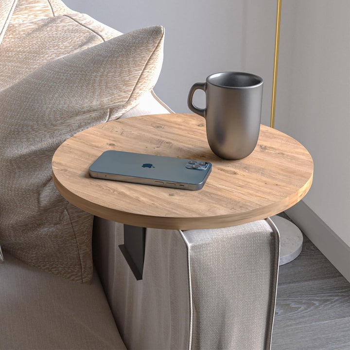 sugodesign Couch-Tablett Armlehne, Einstellbarer Sofa-Tablett, Getränkehalter, spezielles Design pra