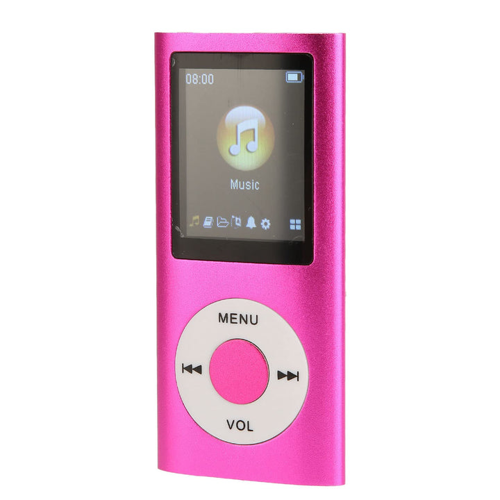 MP3 Player mit Bluetooth, Ultradünner HiFi Sound mit 1,8 Zoll LCD Bildschirm, Tragbarer Digitaler Ve