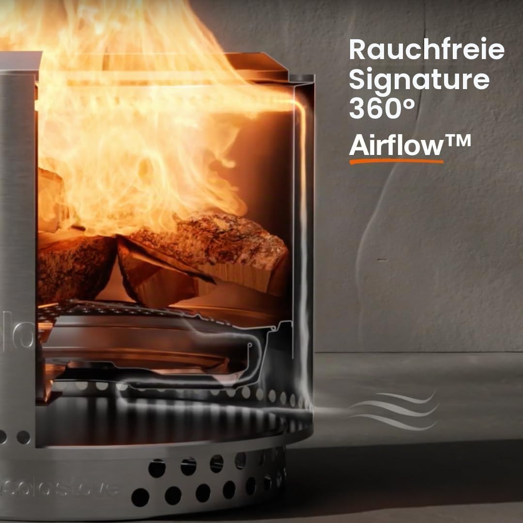 Solo Stove Feuerschale Bonfire Essential Set 2.0 | Inkl. Feuerstelle, Standfuss, Deckel, Mobile Feue