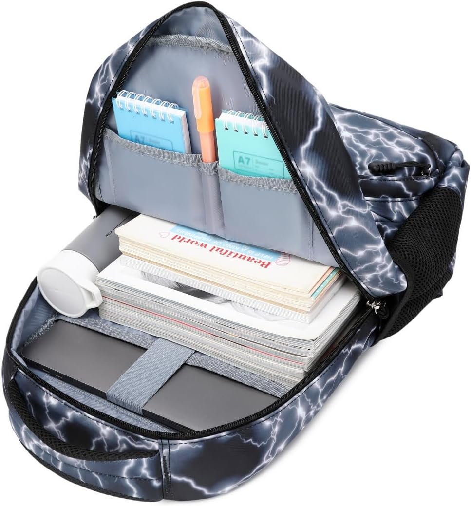 Jungen Schultasche Teenager Schulrucksack Jugendliche Rucksack Schule Daypacks Kinder Gross Schulran