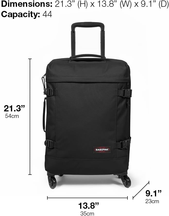 Eastpak TRANS4 S Koffer, 163 cm, 159 L, Black Denim (Grau), Black Denim