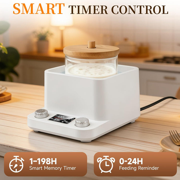 Sauerteig Starter Wärmer, 21°C-40°C Wärmeplatte Sauerteig 1°F Präzise Thermostat, Wärmematte mit 24-