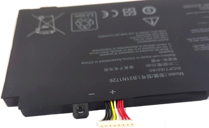 7XINbox B31N1726 11,4V 48Wh 4240mAh Laptop Akku Ersatz für ASUS FX80 FX80GM FX80GE FX80GD FX86 FX86F