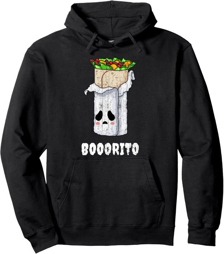 Lustiges süsses Burrito Design für Ihn Ihr Halloween Pullover Hoodie