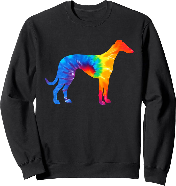 Whippet Tie Dye Hund Mom Dad Pet Lover Sweatshirt
