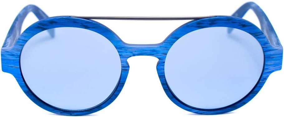 Italia Independent Unisex-Erwachsene 0913-BHS-020 Sonnenbrille, Blau (Azul), 51.0