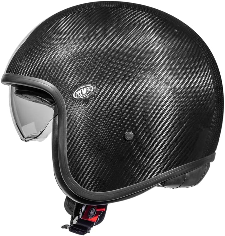 Premier Unisex-Adult Vintage Offener Helm XXL CARBON, XXL CARBON