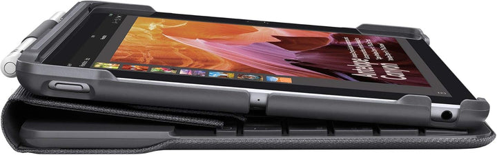 Logitech Slim Folio iPad Hülle mit Kabelloser Bluetooth Tastatur, Für’s iPad der 5. & 6. Generation