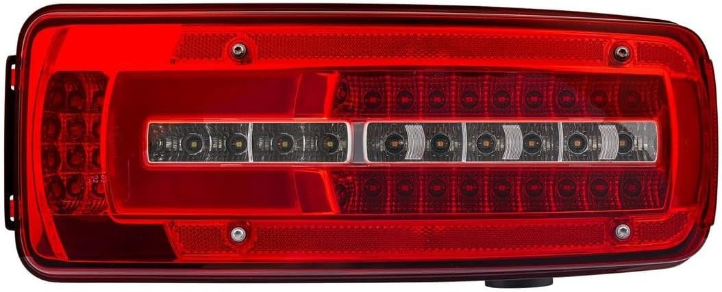 HELLA - Heckleuchte - Truck Full LED - LED - 24V - 2VP 012 381-381 mit Rückfahrwarner rechts DIN Ste