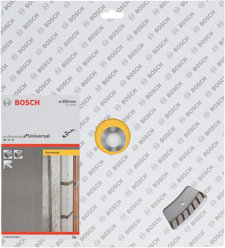 Bosch Professional Diamanttrennscheibe Standard for Universal Turbo (Stein, 300 x 22,23 x 3 x 10 mm,