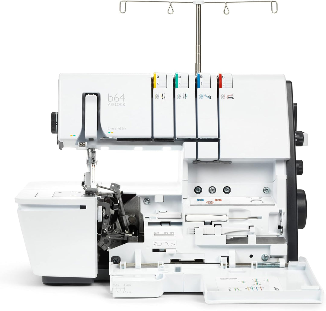 Bernina Bernette 64 Airlock 4 Faden Overlock mit Lufteinfädelung